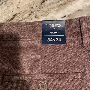 Brand new with tags J.Crew brown slacks 34x34